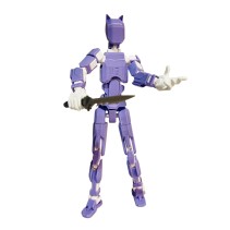 Mini wojownik Kot lawendowy + akcesoria