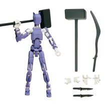 Mini wojownik Kot lawendowy + akcesoria