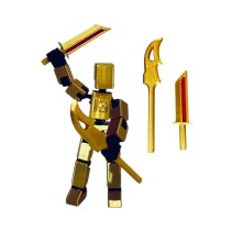 Micro Wojownik złoty + akcesoria