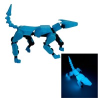 Pupil wojownika niebieski świecący