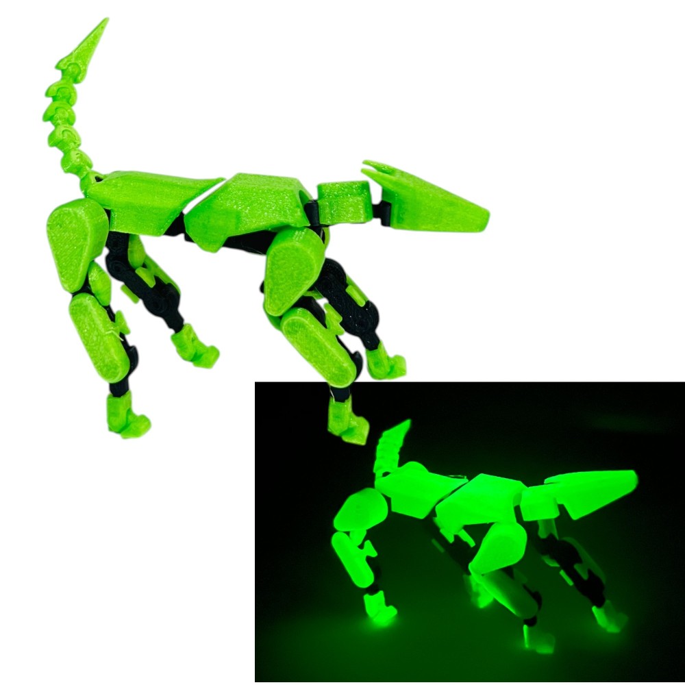 Pupil wojownika zielony świecący