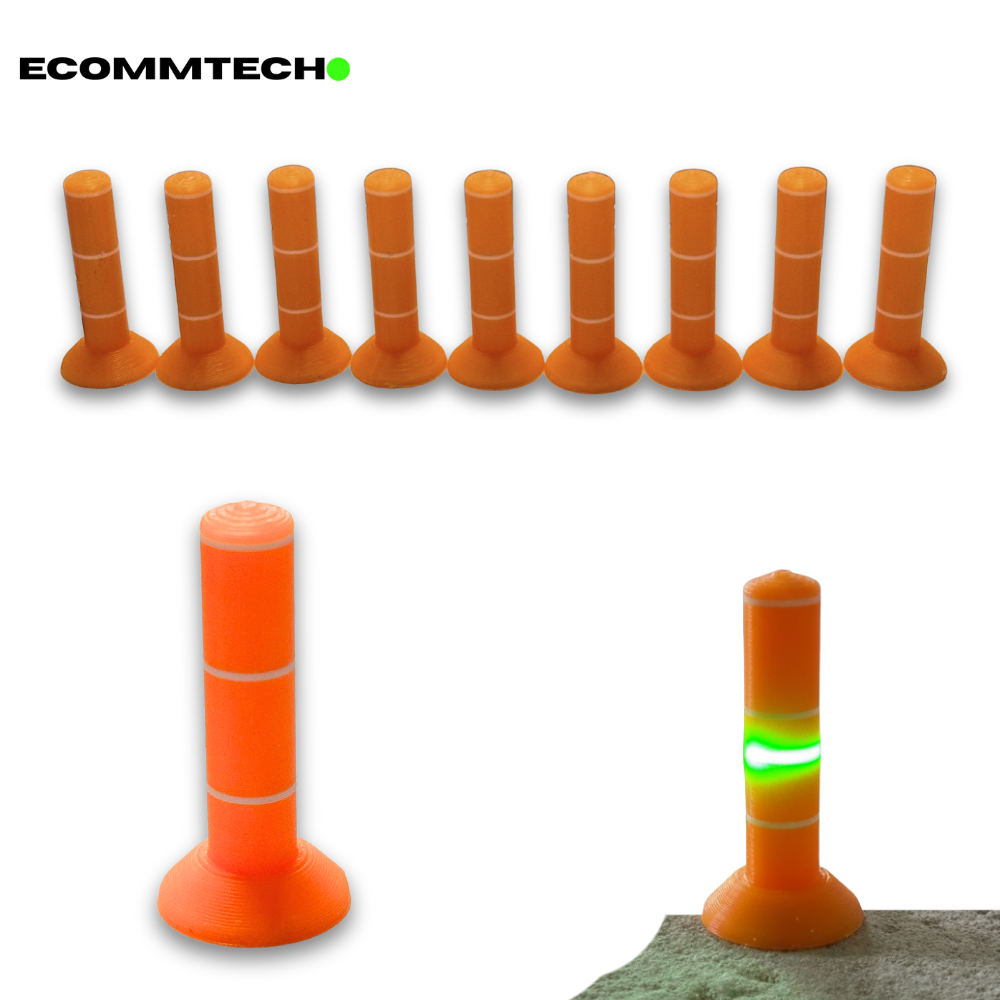 Pachołki do poziomowania powierzchni 3 cm – zestaw 9 sztuk