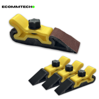 Uchwyt do papieru ściernego zestaw 3 szt. czarno-żółty do szlifowania 2.5cm