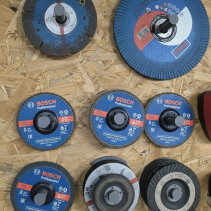 Zestaw 2x Wieszak na Tarcze do Szlifierki kątowej Uchwyt do garażu warsztat