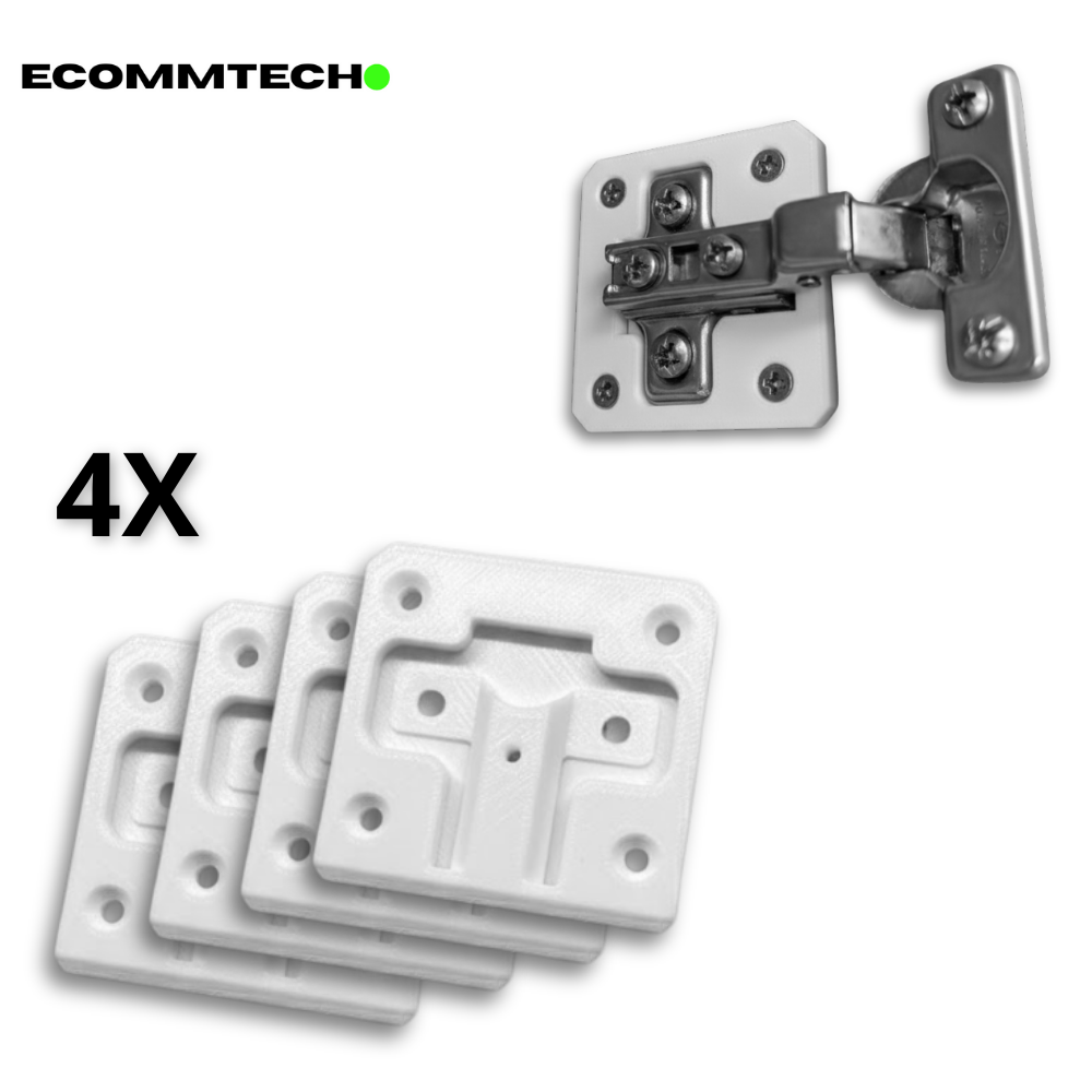 Zestaw naprawczy do zawiasów w szafkach IKEA – biały 4szt